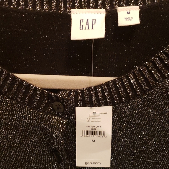 Metallic long sleeve cardigan - Picture 4 of 5